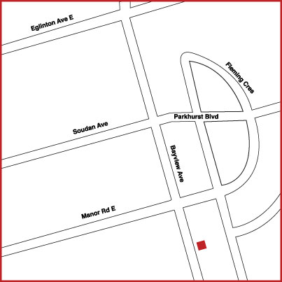 bayview ave map